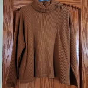 Old Navy Cowl Neck Sweater Size L Rust color